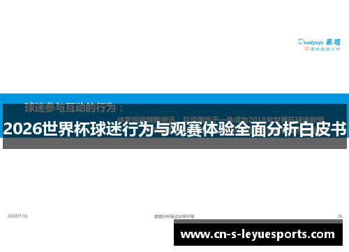2026世界杯球迷行为与观赛体验全面分析白皮书